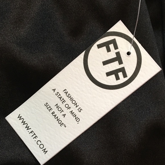 FTF  Satin Black Leggings NWT - Picture 6 of 9